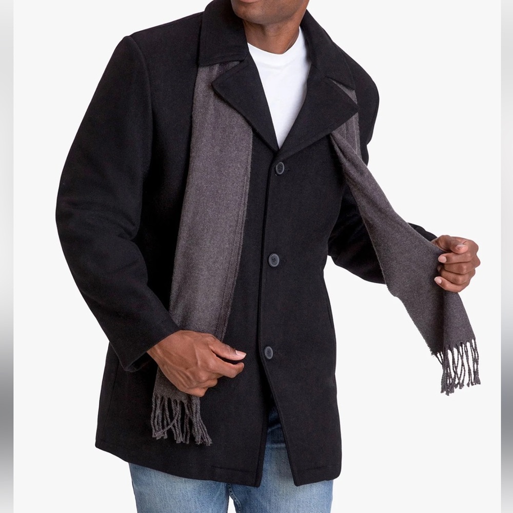 London Fog Amisty Single Breasted Wool Jacket Size Large